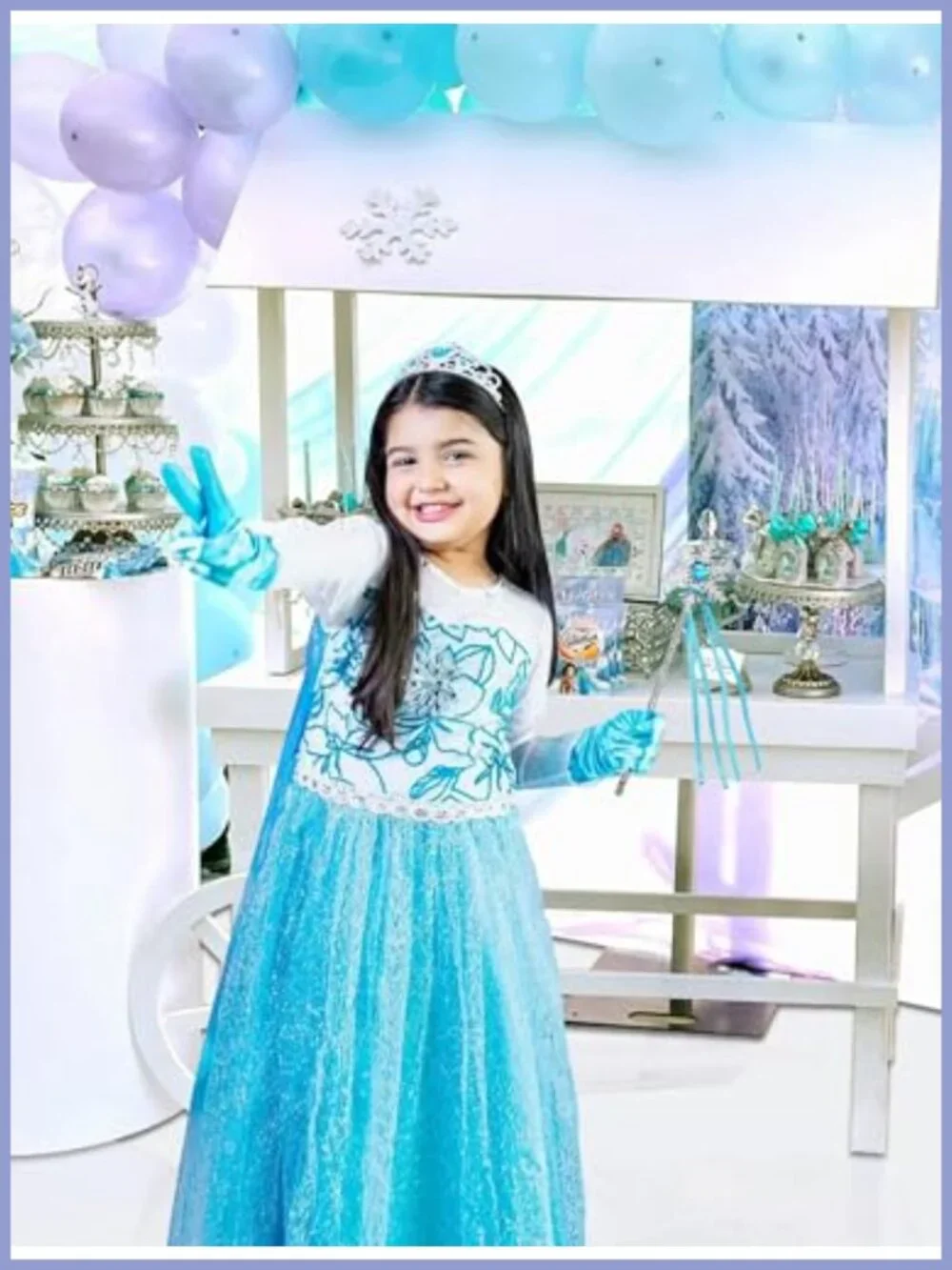 Girls Princess Costume Dress Halloween Birthday Party Cosplay